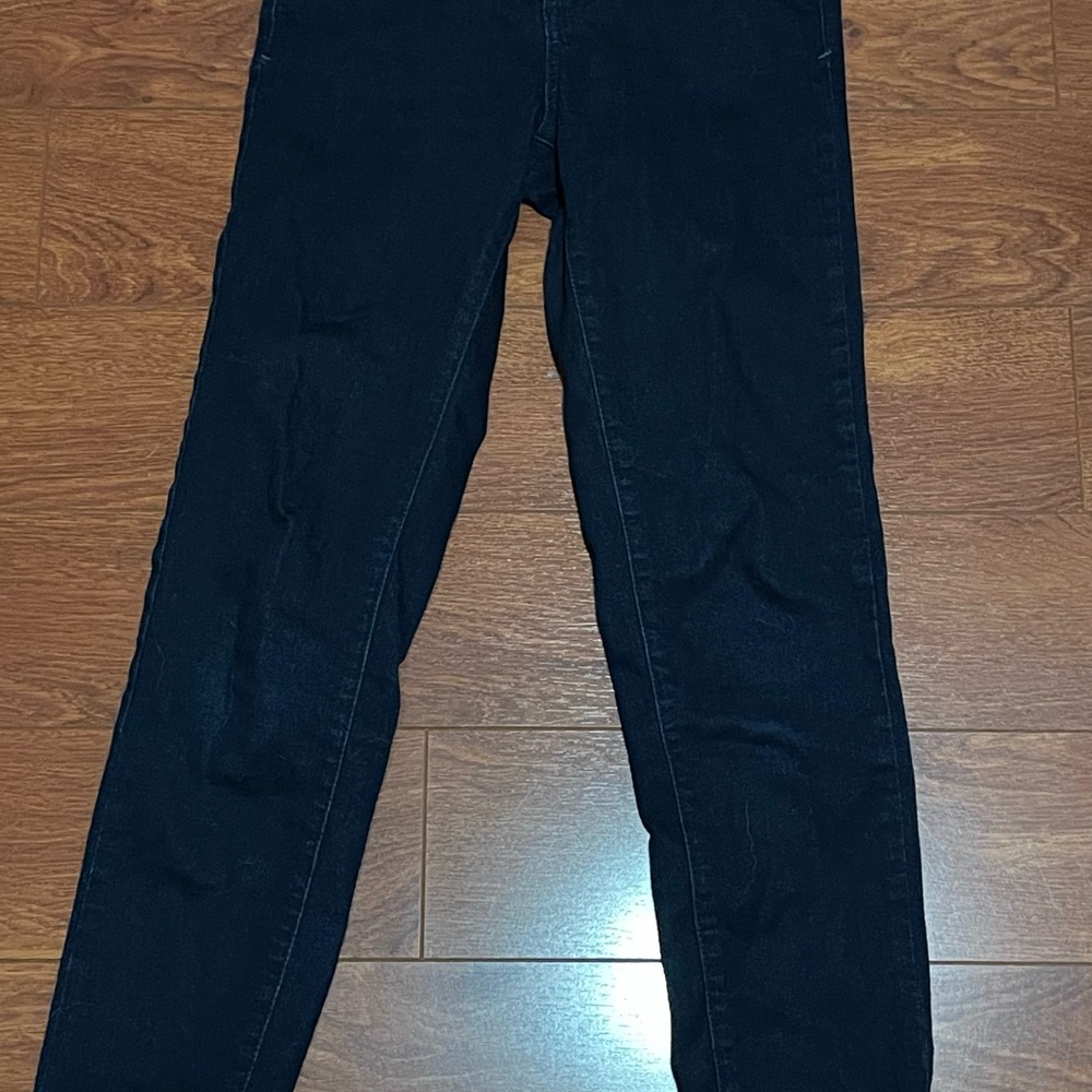 Parasuco Blue Straight Leg Dark Wash Jeans Classic Design